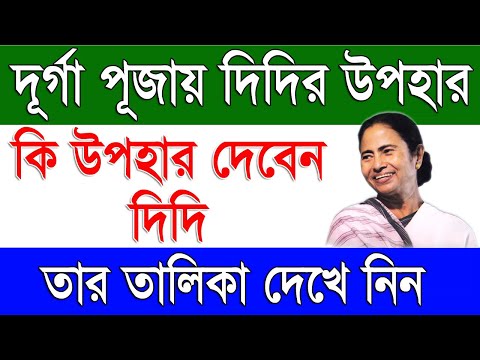 এবারের দূর্গা পুজোয় দিদির উপহার | Durga Puja 2024 by Mamata Banerjee