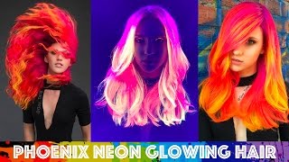 Phoenix Neon Glowing Hair