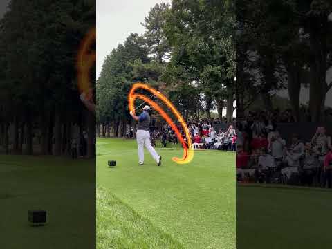 Major King Power Hitter Hideki Matsuyama Awesome Swing Motion & Slow Motion 2024