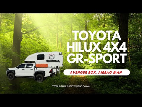 Toyota Hilux 4x4 GR Sport Airbag Man Air Suspension Setup