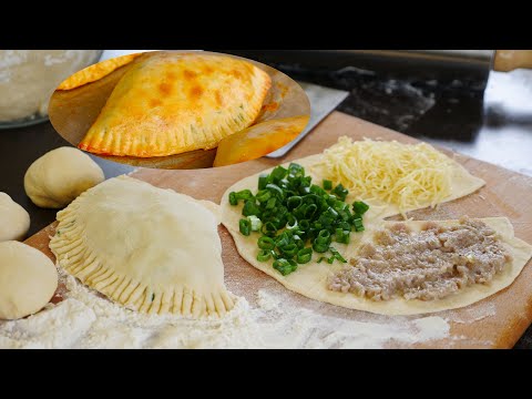 Turkish pastries in the oven: three fillings