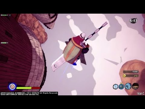 Shinobi Striker glitch- walking on air