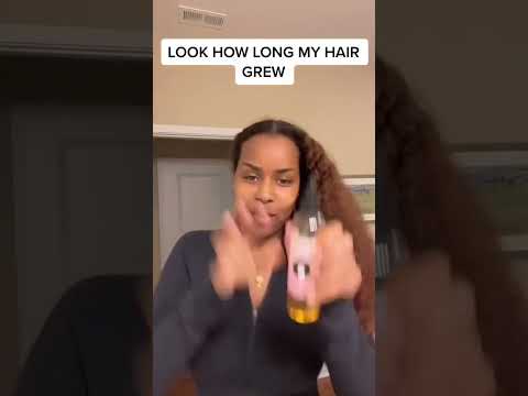 Hair growth routine #haircare #naturalhair #hairgrowth