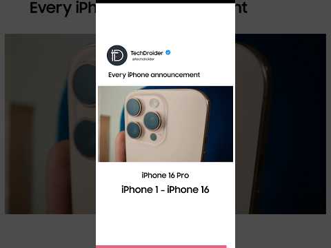 iPhone 1 - iPhone 16 Pro | Every iPhone Announcement Ever! 🥹