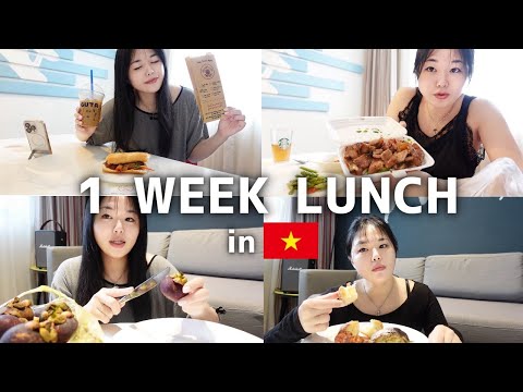 【ベトナム生活】１週間のランチ紹介🍴My lunch in Vietnam!