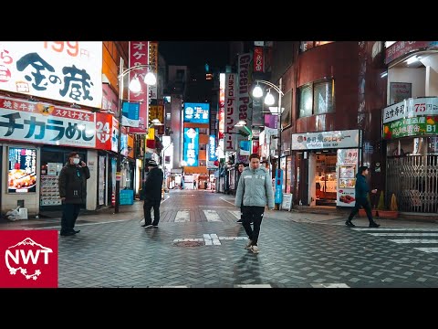 Friday Midnight In Tokyo Ikebukuro 4K April 3, 2020