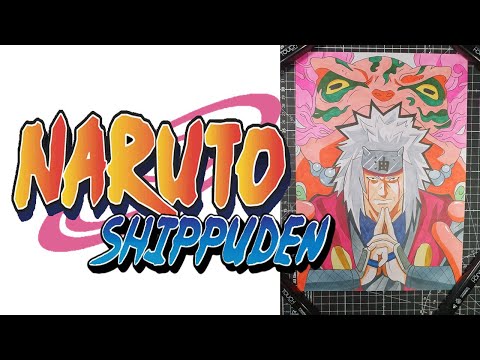 How to Draw Jiraiya  | How to draw Anime | Naruto Shippuden