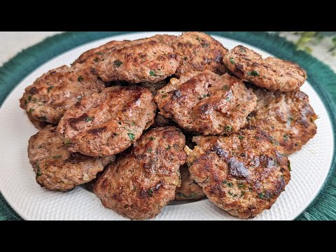 Learn how to quickly fry ground meat and host a barbecue at home! Easy!