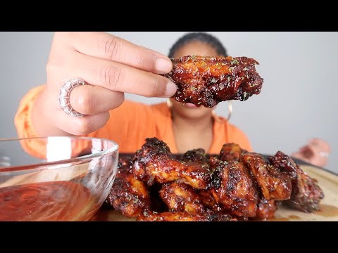 HOMEMADE HONEY GLAZE SPICY BBQ WINGS!!!!