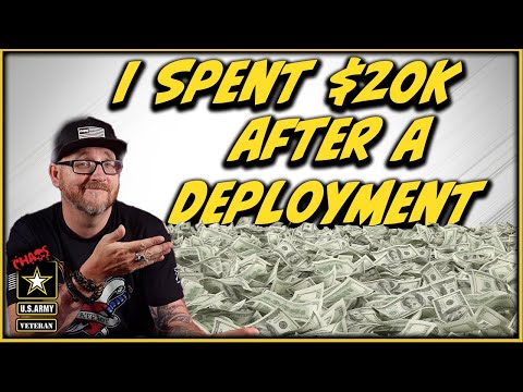 How I Spent $20,000 After a Combat Deployment