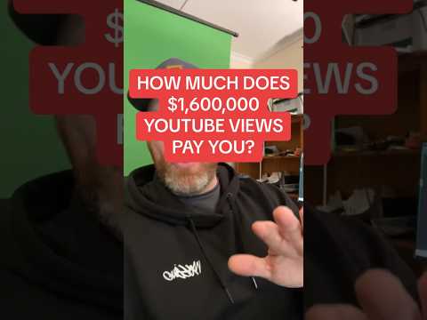 How Much Does 1,600,000 YouTube Views Pay You?