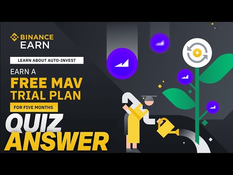 Binance Auto Invest Quiz Correct Answers - Earn Free MAV For 5 Months #maverickprotocol #earnmav