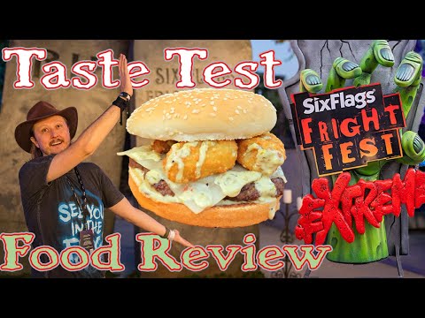 Taste Test Food Review | Fright Fest Extreme 2024 | Six Flags Magic Mountain