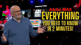 Adobe Max 2023:  Everything You Need to Know in 2 Minutes!