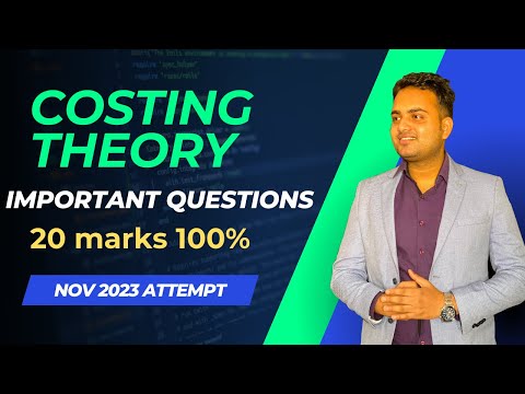 Costing most important theory question for Nov 2023 Exam. #caexam #cainterexams #caintercosting