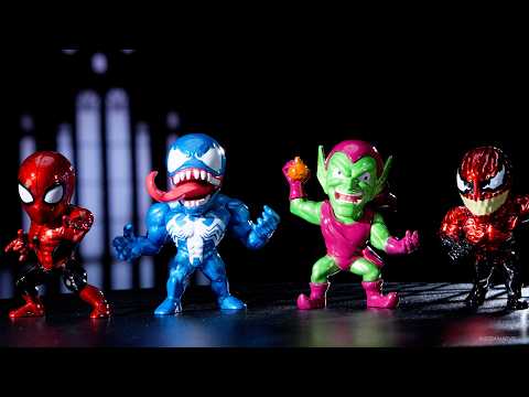 History of Symbiotes | Jada Toys Spider-Man Metal Figs