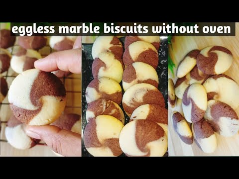 विना मोल्ड के आसानी से बनाएं chocolate marble cookies.विना अवन और अंडे के। #deepikakirecipes #marvel