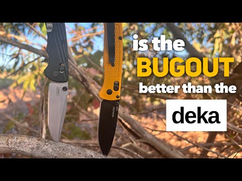 Is the Hogue Deka better than the Benchmade Bugout?