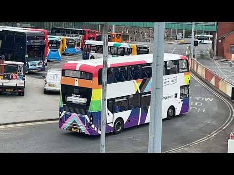 Buses & Trains at Barnsley Interchange - Wednesday 7th August 2024