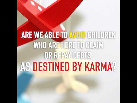 命中注定有讨债或还债的孩子可否避开 CAN WE AVOID CHILDREN WHO ARE HERE TO CLAIM OR REPAY DEBTS, AS DESTINED BY KARMA?