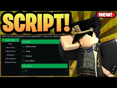 Roblox Your Bizarre Adventure Script / YBA Script Hack | AUTO FARM | PASTEBIN 2022