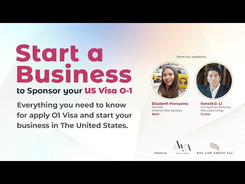 O-1 Visa : Start a Business to Sponsor your US Visa O-1