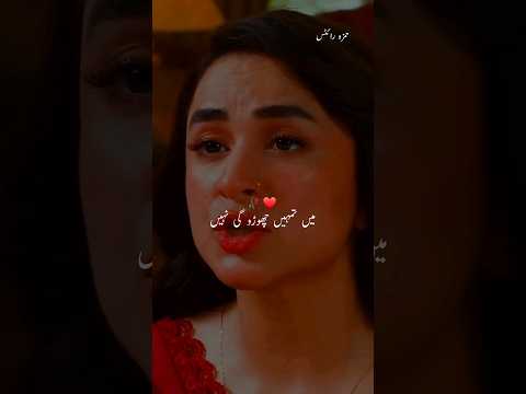 🥀 Please Mujhy mat chorna best dialogue #terebin #hamzawrites #pakistanidrama #shorts