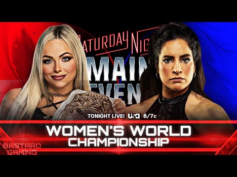 WWE 2K24 | Liv Morgan VS Raquel Rodriguez - Women's World Championship | Saturday Night Main Event