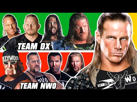 I made Shawn Michaels Pick Between DX or NWO