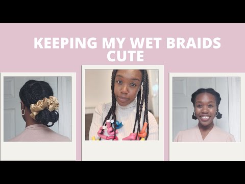 How I Style My Wash-Day Braids | 4A/B Long Natural Hair