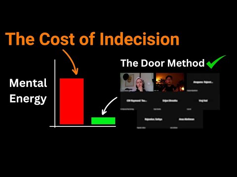 Making decisions is exhausting - Here's a mental framework to help you commit