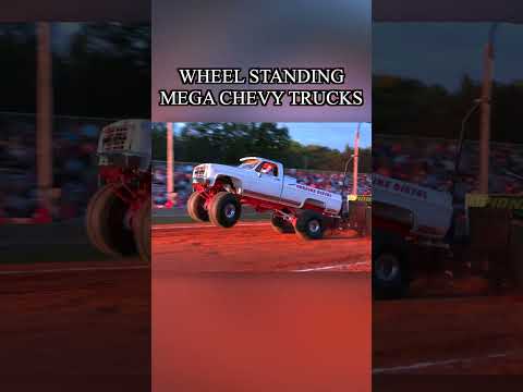 Wheel Standing Mega Chevy Trucks