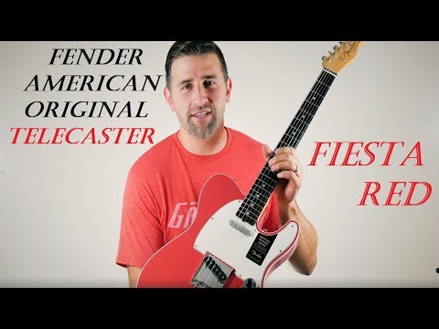 Fender American Original '60s Telecaster In Fiesta Red Demo