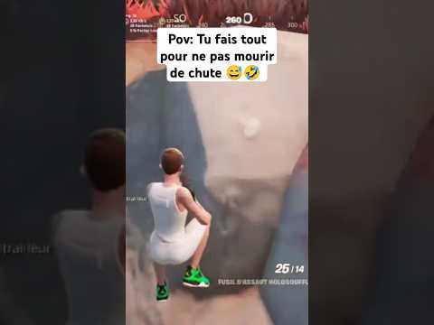 POV: Tu fais tout pour ne pas mourir de chute 😅😅 #foryou #fortnite #epicpatner