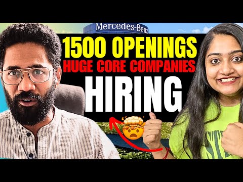 Huge Core Companies Openings🔴15Yrs in Benz, Nissan🔥