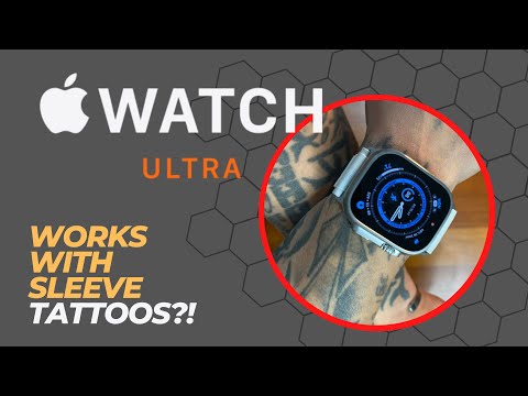 Will the Apple Watch ULTRA work with sleeve tattoos?