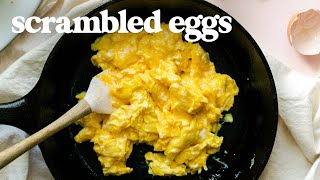 SCRAMBLED EGGS - How To Make Perfect Scrambled Eggs for Breakfast