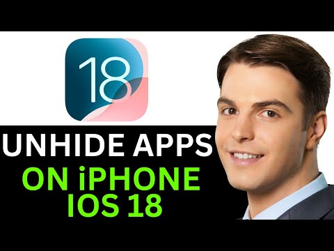 UNHIDE APPS  IPHONE IOS 18 2025! (FULL GUIDE)