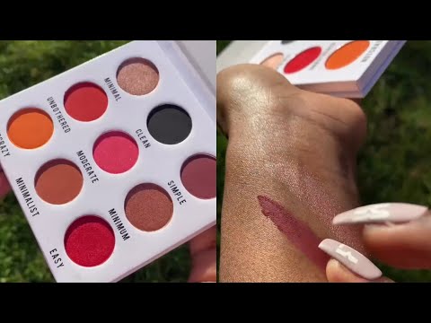 Eyeshadow palette / Makeup Tutorial/ #Shorts