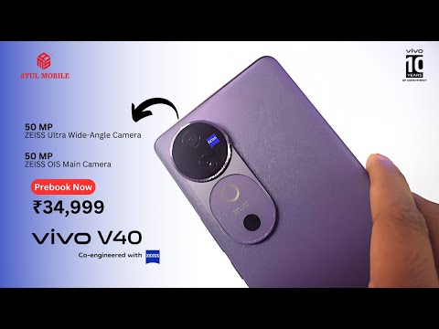 Vivo V40 5G Unboxing, First impressions & Review 🔥 Vivo V40 5G Price, Specs & Many More...