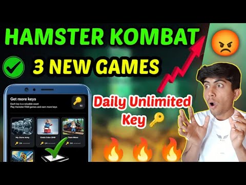 Hamster kombat new games launched Hamster kombat playground get more keys 🔑 | Hamster bad update 😡