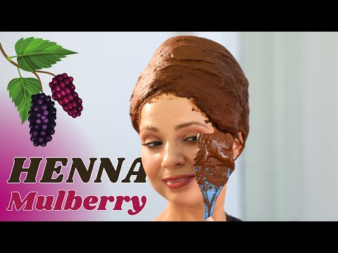 Mix Henna And Mulberry Juice For A Deep Red Hair Color | No More Orange Tone On Gray Hair