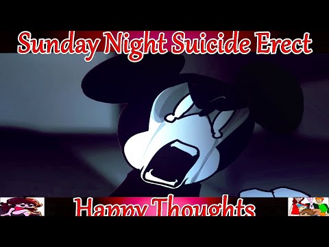 Friday Night Funkin' Sunday Night Suicide Erect (FNF Mod) Mickey Mouse VS BF in Happy Thoughts