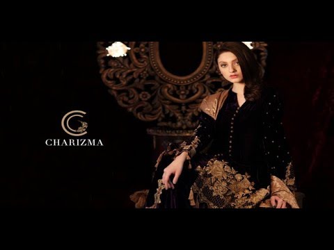 Charizma Velvet Dresses Pret Collection 2018