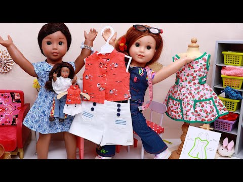 Matching outfits for mom and daughter! Play Dolls crafts