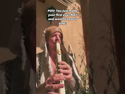 POV: You just made your first ever Native American style flute after playing them for over a decade,