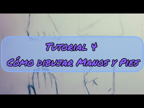 Tutorial 4 de Dibujo Como Dibujar Manos y Pies de manera Basica📚