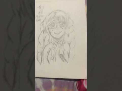 I drew mitsuri for her birthday!! Sorry for the shaky camera.