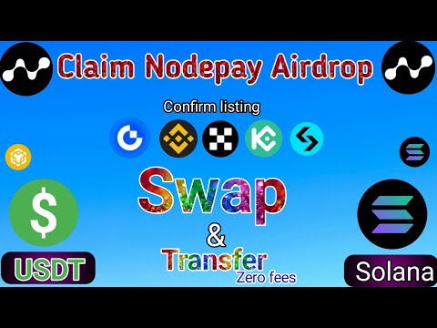 "Nodepay Airdrop claim" solana wallet low fee solution