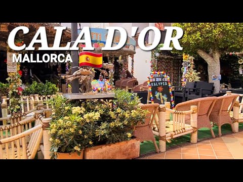 Cala D'or ❤️ MALLORCA🏖  Walking through the town on a cloudy day